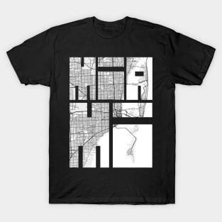 Miami, Thailand City Map Typography - Light T-Shirt